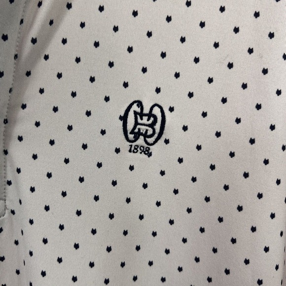 Greyson Golf Men's Icon Wolf Pink Short Sleeve Polo Shirt Size XL Mauve Mist - Picture 5 of 12